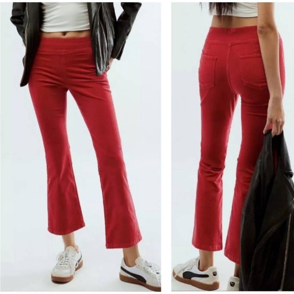 Stylish Red Women's Pants